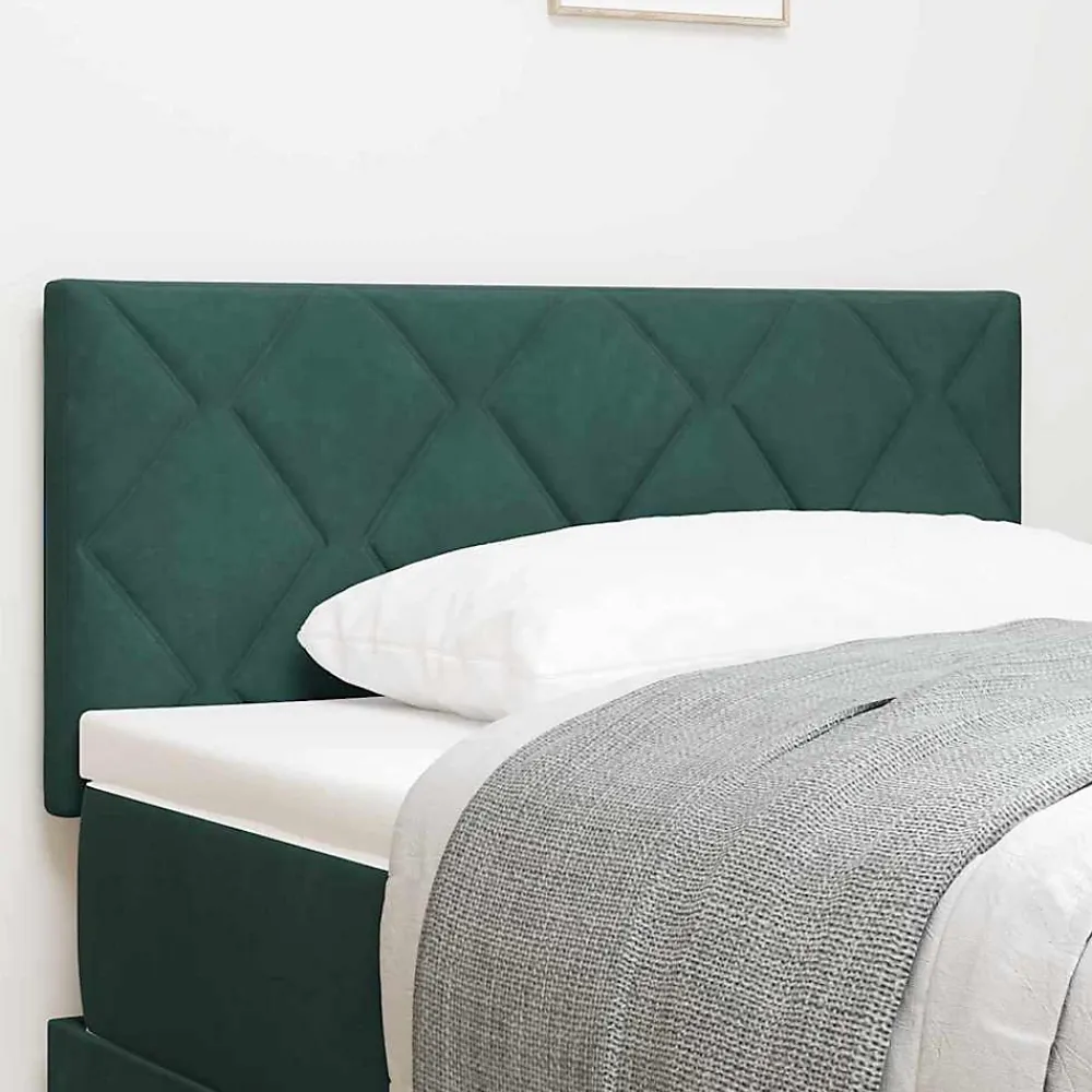 Vidaxl Tête de lit Vert foncé 90 cm Velours* Tête De Lit