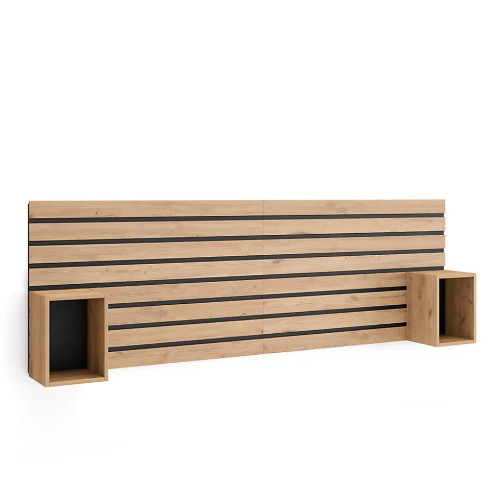 Skraut Home Tête de lit 214x70x3cm Lit 120-135-140-150-160cm couleur chêne* Tête De Lit