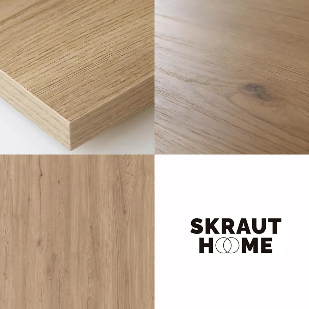 Skraut Home Tête de lit 214x70x3cm Lit 120-135-140-150-160cm couleur chêne* Tête De Lit
