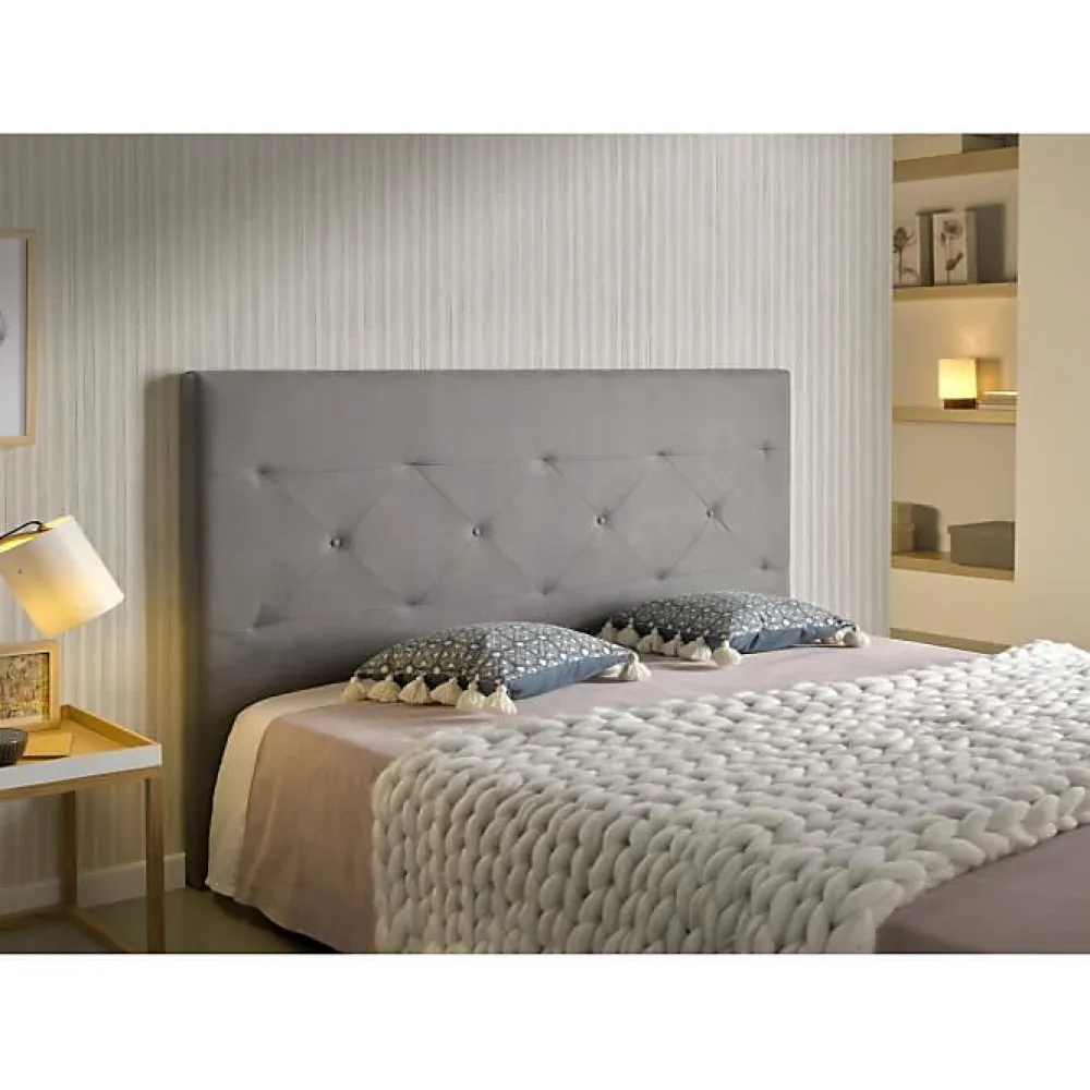 Tête de lit Zafiro pour lit 100 en tissu gris 115x115x8.>Eccox Sale
