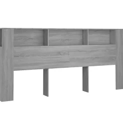 Armoire de tête de lit Sonoma gris 220x18,5x104,5 cm 817283>Vidaxl Clearance