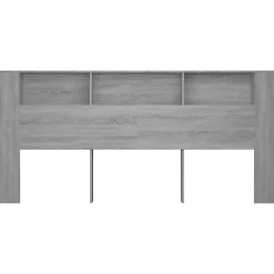 Armoire de tête de lit Sonoma gris 220x18,5x104,5 cm 817283><noscript><img width=