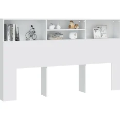 Vidaxl Armoire de tête de lit Blanc 180x19x103,5 cm 811880* Tête De Lit
