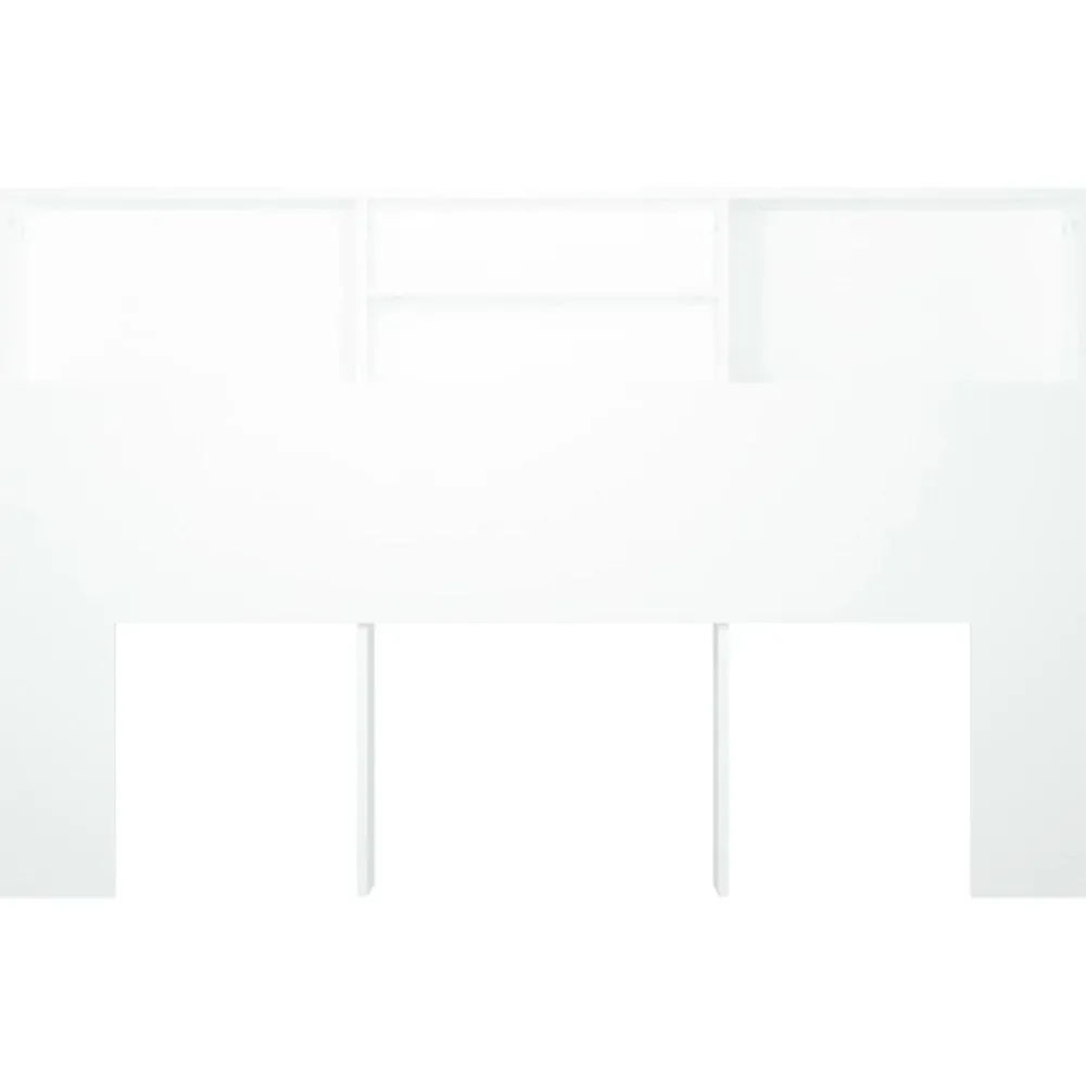 Vidaxl Armoire de tête de lit Blanc 160x19x103,5 cm 811871* Tête De Lit