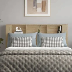 Vidaxl Armoire de Tête de Lit Murale Meuble de Chambre à Coucher Tête de Lit avec Rangement Accessoire de Lit Intérieur 811946* Tête De Lit