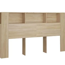 Vidaxl Armoire de Tête de Lit Murale Meuble de Chambre à Coucher Tête de Lit avec Rangement Accessoire de Lit Intérieur 811946* Tête De Lit