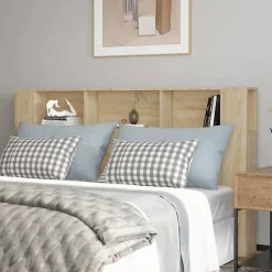 Vidaxl Armoire de Tête de Lit Murale Meuble de Chambre à Coucher Tête de Lit avec Rangement Accessoire de Lit Intérieur 811946* Tête De Lit