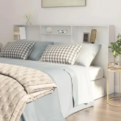 Armoire de Tête de Lit Murale Meuble de Chambre à Coucher Tête de Lit avec Rangement Accessoire de Lit Intérieur 811889>Vidaxl Outlet