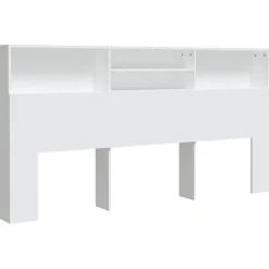 Armoire de Tête de Lit Murale Meuble de Chambre à Coucher Tête de Lit avec Rangement Accessoire de Lit Intérieur 811889>Vidaxl Outlet