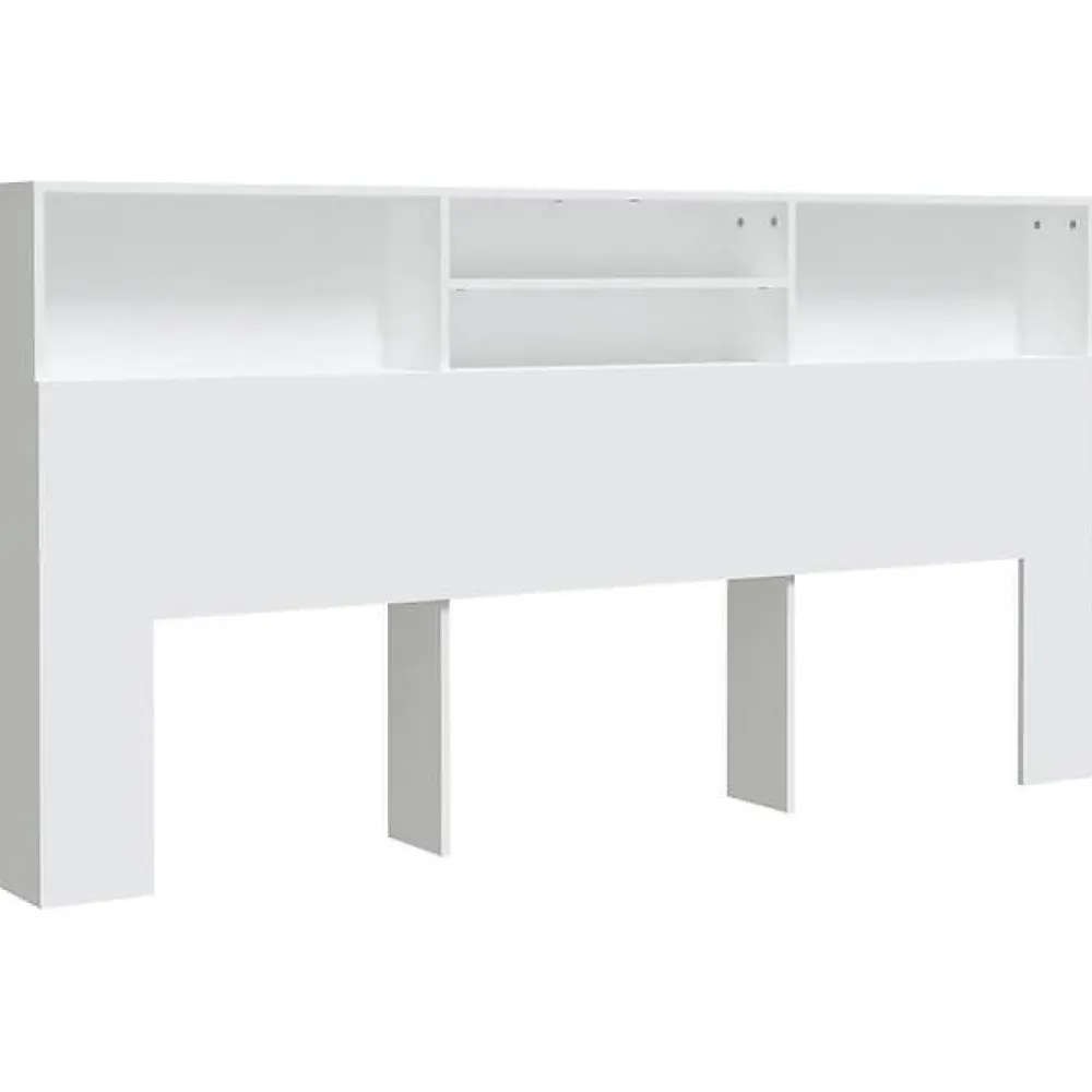 Armoire de Tête de Lit Murale Meuble de Chambre à Coucher Tête de Lit avec Rangement Accessoire de Lit Intérieur 811889>Vidaxl Outlet