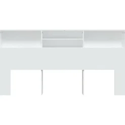 Armoire de Tête de Lit Murale Meuble de Chambre à Coucher Tête de Lit avec Rangement Accessoire de Lit Intérieur 811889><noscript><img width=