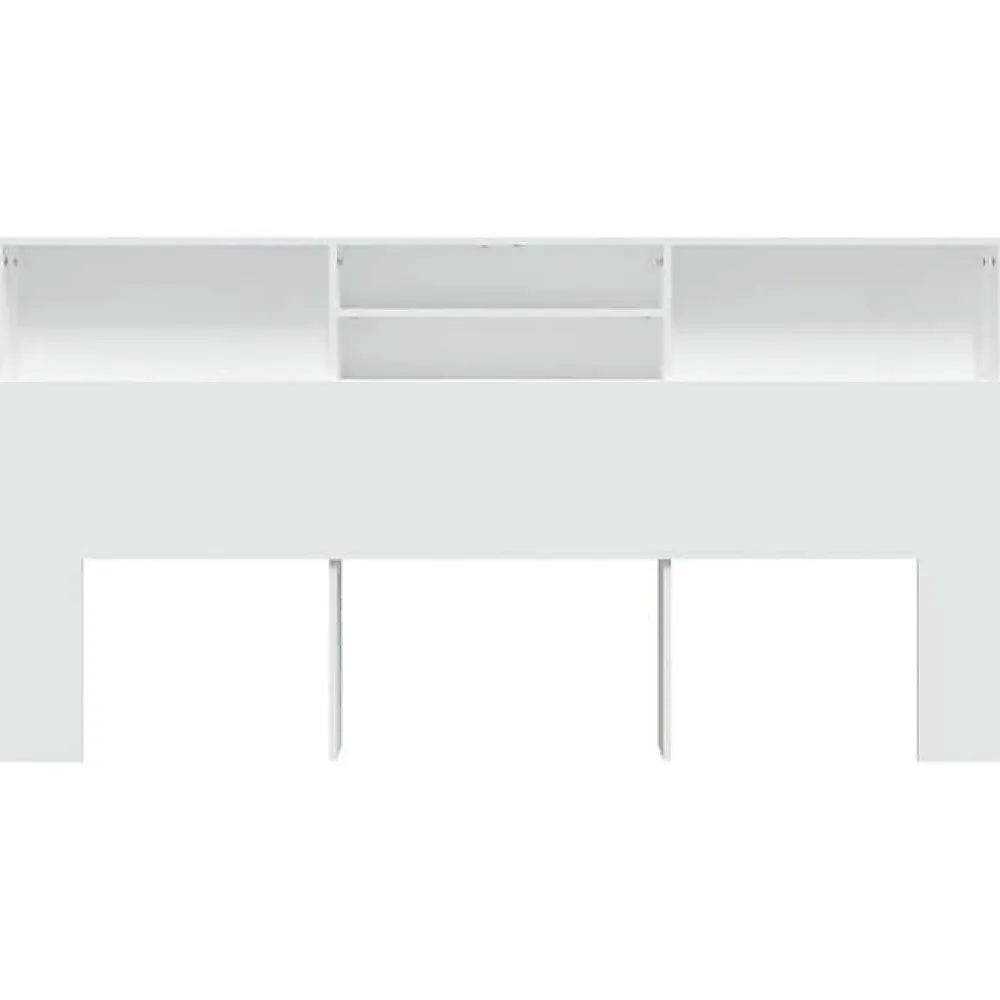 Armoire de Tête de Lit Murale Meuble de Chambre à Coucher Tête de Lit avec Rangement Accessoire de Lit Intérieur 811889>Vidaxl Outlet