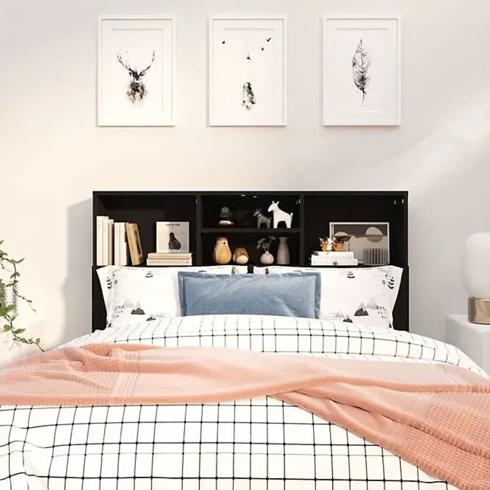 Vidaxl Armoire de tête de lit Blanc 120x19x103,5 cm* Tête De Lit