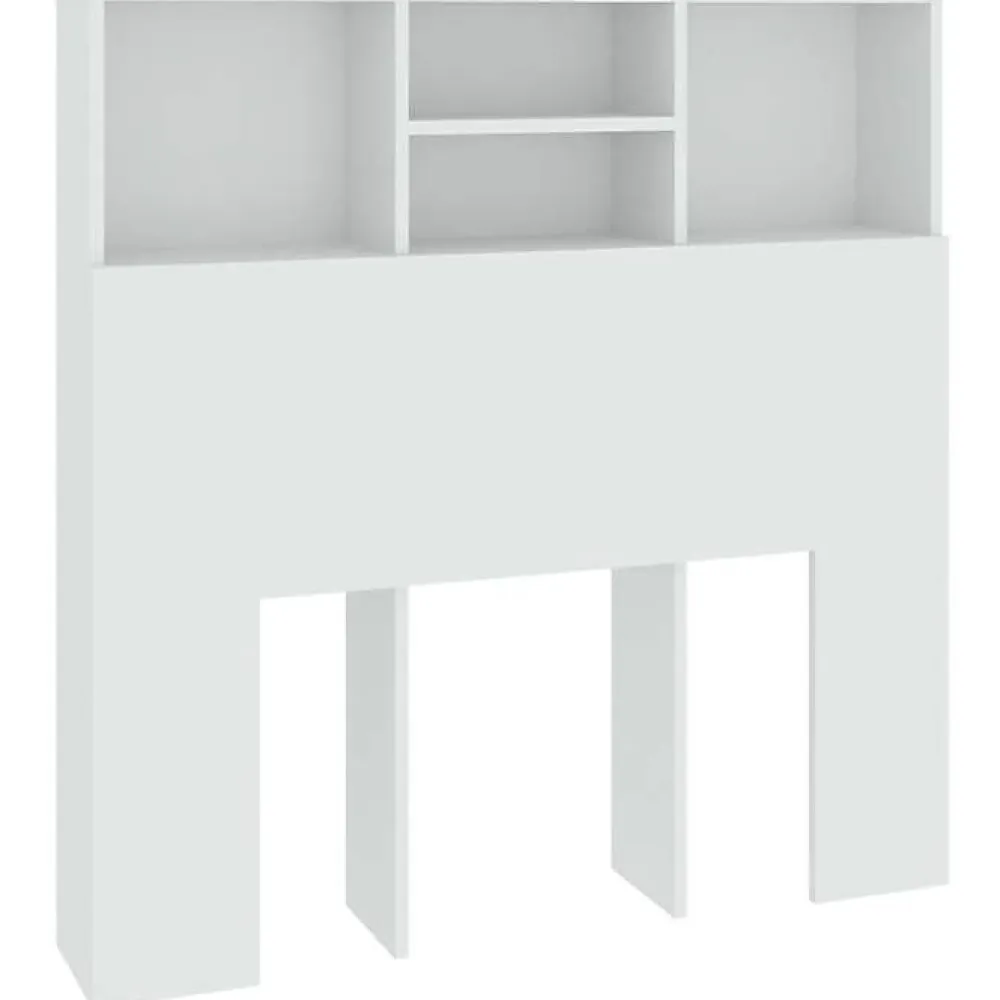 Vidaxl Armoire de tête de lit Blanc 100x19x103,5 cm 811844* Tête De Lit