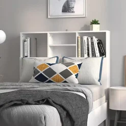 Vidaxl Armoire de tête de lit Blanc 100x19x103,5 cm 811844* Tête De Lit
