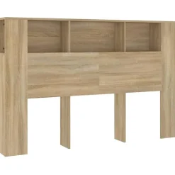 Armoire de tête de lit Chêne sonoma 160x18,5x104,5 cm 811937>Vidaxl Outlet