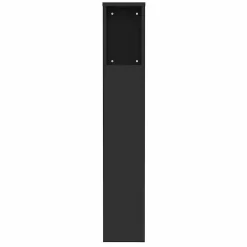 Armoire de tête de lit Noir 100x18,5x104,5 cm 811908><noscript><img width=