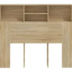 Vidaxl Armoire de tête de lit Noir 120x19x103,5 cm* Tête De Lit