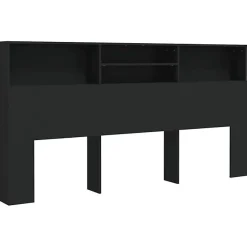 Armoire de tête de lit Noir 200x19x103,5 cm 811890>Vidaxl Sale