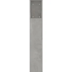 Vidaxl Armoire de tête de lit Gris béton 220x18,5x104,5 cm 811965* Tête De Lit