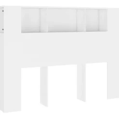 Armoire de tête de lit Blanc 140x18,5x104,5 cm 811925>Vidaxl Online