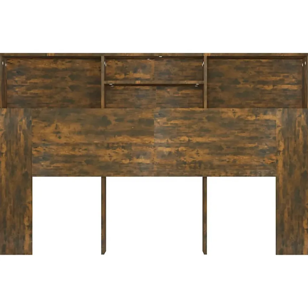 Vidaxl Armoire de tête de lit Chêne fumé 160x19x103,5 cm 817252* Tête De Lit