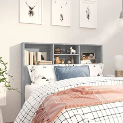Armoire de tête de lit Chêne fumé 120x19x103,5 cm>Vidaxl Sale