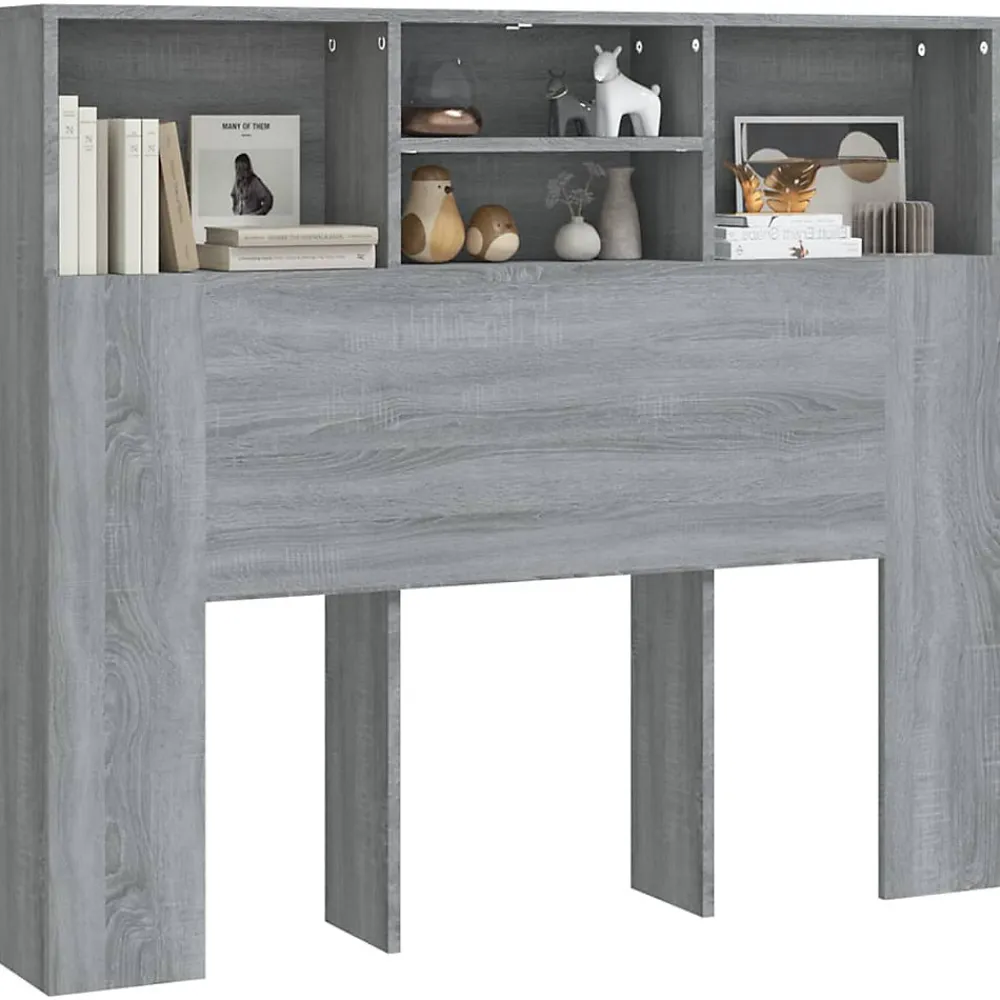 Armoire de tête de lit Chêne fumé 120x19x103,5 cm>Vidaxl Sale