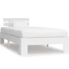 Cadre de lit Blanc Bois de pin massif 90 x 200 cm>Vidaxl New