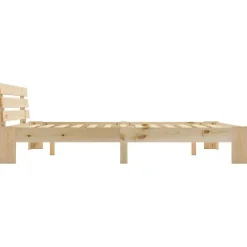 Vidaxl Cadre de lit Bois de pin massif 160 x 200 cm* Sommier