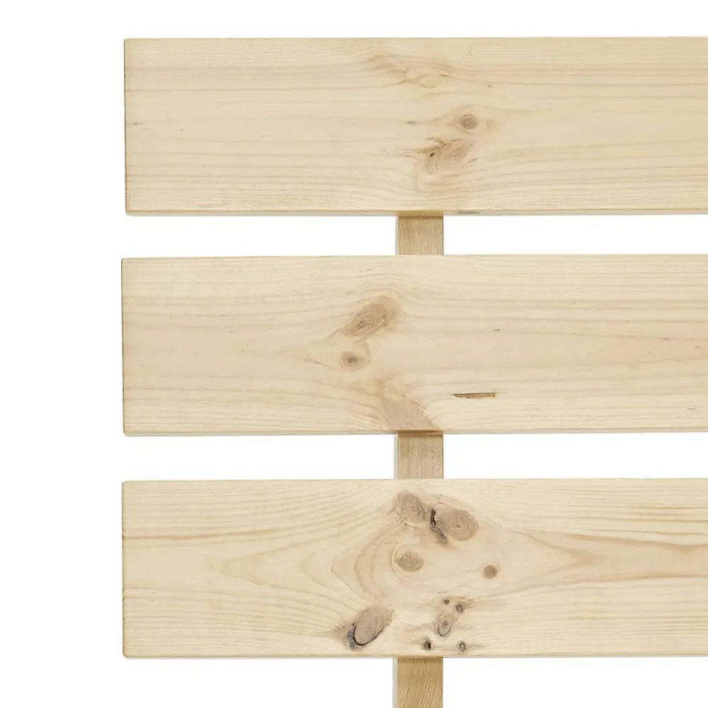 Vidaxl Cadre de lit Bois de pin massif 160 x 200 cm* Sommier