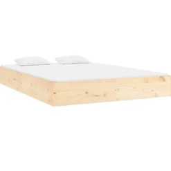 Cadre de lit Bois massif 140x200 cm 820042><noscript><img width=