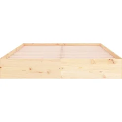 Cadre de lit Bois massif 140x200 cm 820042><noscript><img width=