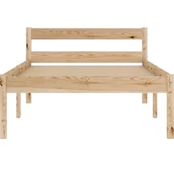 Vidaxl Cadre de lit Bois de pin massif 100 x 200 cm* Lit Simple