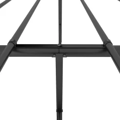 Vidaxl Cadre de lit métal avec tête de lit noir 120x190 cm 350861* Sommier
