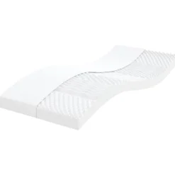 Vidaxl Matelas en mousse blanc 80x200 cm 7 zones dureté 20 ILD,matelas de lit,matelas rafraîchissant,matelas souple,356349* Matelas
