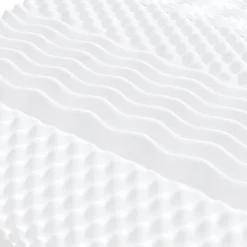 Vidaxl Matelas en mousse blanc 100x200 cm 7 zones dureté 20 ILD 356353* Matelas