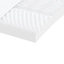Vidaxl Matelas en mousse blanc 100x200 cm 7 zones dureté 20 ILD 356353* Matelas