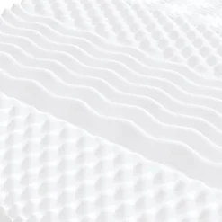 Vidaxl Matelas en mousse blanc 140x200 cm 7 zones dureté 20 ILD,matelas de lit,matelas de lit de jour,matelas en mousse 356356* Matelas