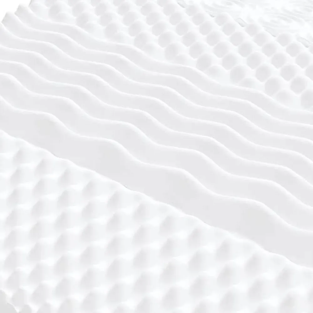 Vidaxl Matelas en mousse blanc 140x200 cm 7 zones dureté 20 ILD,matelas de lit,matelas de lit de jour,matelas en mousse 356356* Matelas
