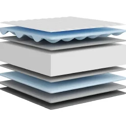 Vidaxl Matelas en mousse moyennement doux 200x200 cm 373039* Matelas