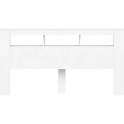 Tête de Lit à LED, Panneau de Lit avec Rangement, Accessoire de Cadre de Lit, Meuble de Chambre à Coucher Maison, 837365><noscript><img width=