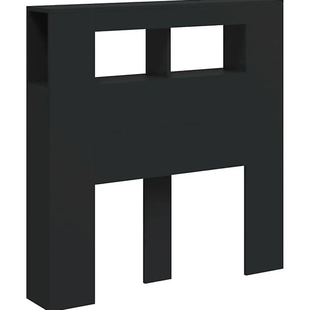 Vidaxl Tête de Lit à LED, Tête de Cadre de Lit, Accessoire de Lit Simple, Meuble de Chambre à Coucher Maison Intérieur, Noir 83733* Tête De Lit