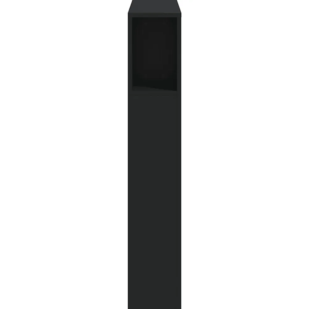 Vidaxl Tête de Lit à LED, Tête de Cadre de Lit, Accessoire de Lit Simple, Meuble de Chambre à Coucher Maison Intérieur, Noir 83733* Tête De Lit