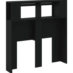 Vidaxl Tête de Lit à LED, Tête de Cadre de Lit, Accessoire de Lit Simple, Meuble de Chambre à Coucher Maison Intérieur, Noir 83733* Tête De Lit