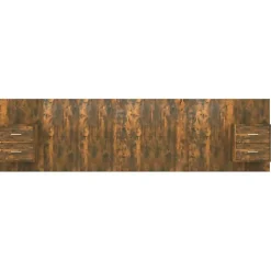 Tête de lit avec armoires Chêne fumé Bois d'ingénierie 3115737><noscript><img width=