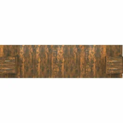 Tête de lit avec armoires Chêne fumé Bois d'ingénierie 3115737><noscript><img width=