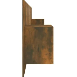 Tête de lit avec armoires Chêne fumé Bois d'ingénierie 3115737><noscript><img width=