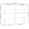 Vidaxl Tête de lit Blanc 184x3x81 cm Bois massif de pin 819086* Tête De Lit