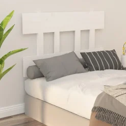 Vidaxl Tête de lit Blanc 103,5x3x81 cm Bois massif de pin 819106* Tête De Lit